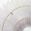 Metal Starburst Sunburst Wall Decor Sculpture by B.J. Keith (36")